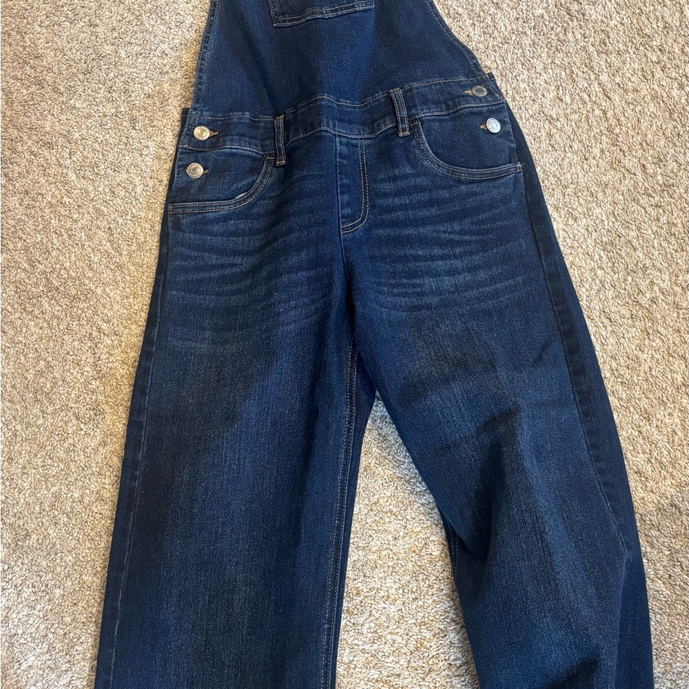 Levi's Indigo Denim Overalls with Contrast Stitching